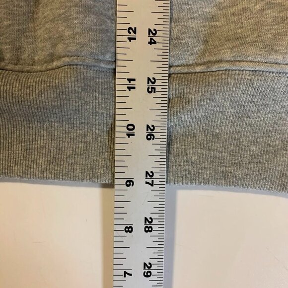 Muji Men's Heather Cotton Stretch Long‎ Sleeve Pullover Hoodie Sweatshirt Size M - Picture 12 of 12